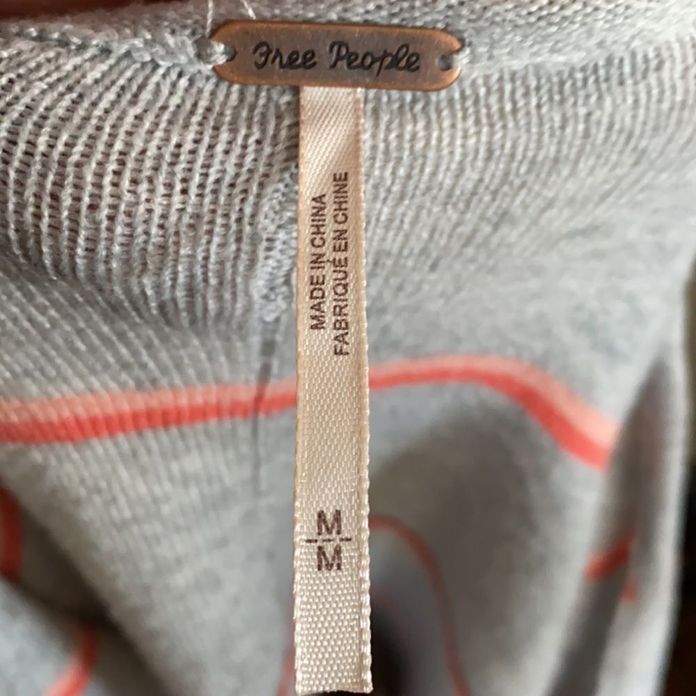 Free People Gray Stripe Sweater - Picture 14 of 14